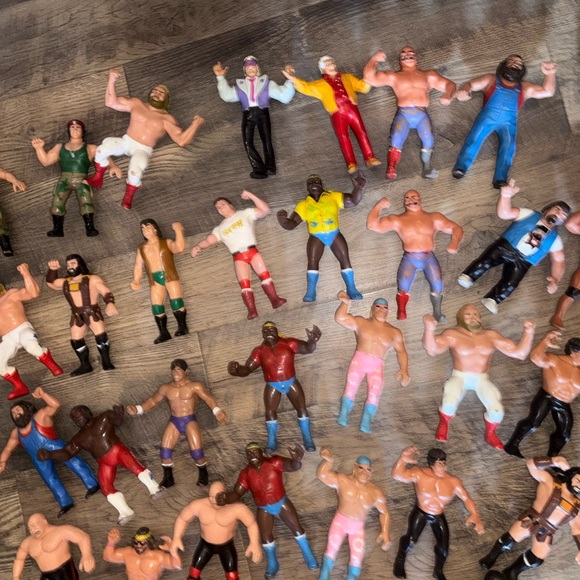 Wwf wwe Ljn titan sports wrestling figures lot 80s - Picture 3 of 4
